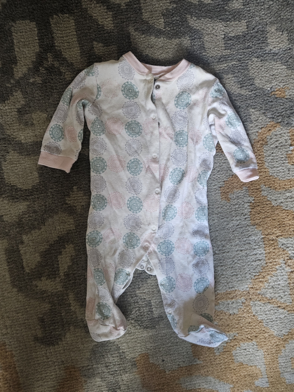 Cotton Footed One-Piece Pajama 9 Month